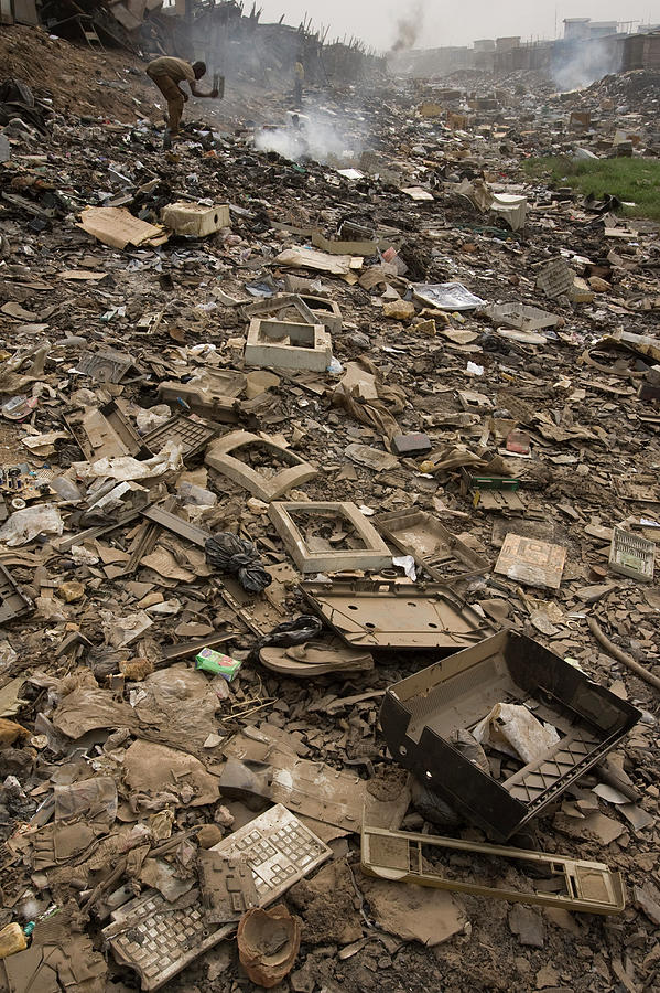 Appliance Photograph - Computer Dumping In Accra, Ghana #6 by Peter Essick