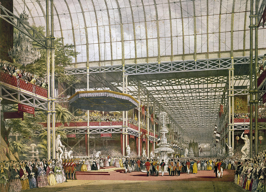 Crystal Palace, 1851 Painting by Granger - Pixels