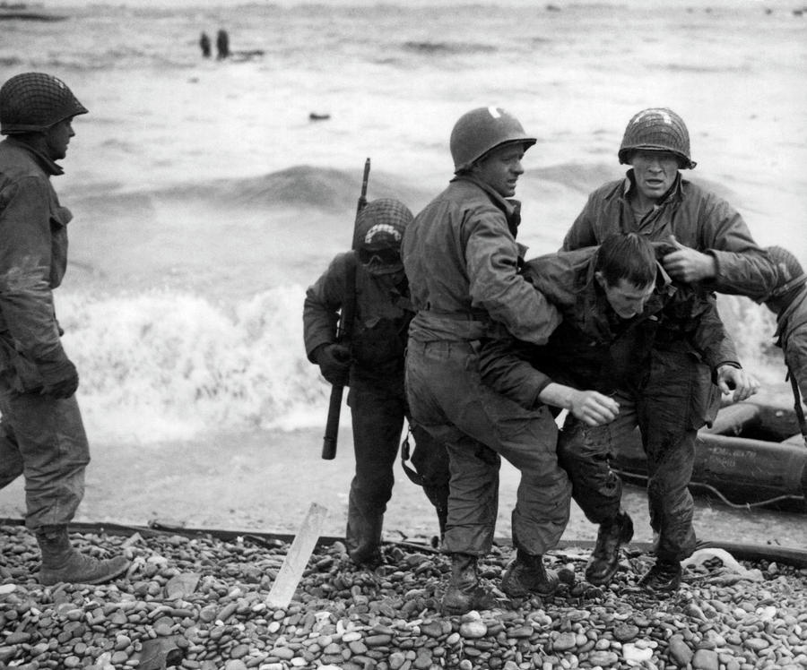 D-Day Invasion #6 Photograph by Underwood Archives