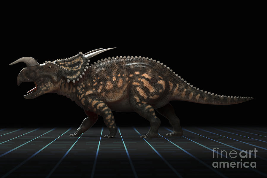Prehistoric Photograph - Dinosaur Einiosaurus #6 by Science Picture Co