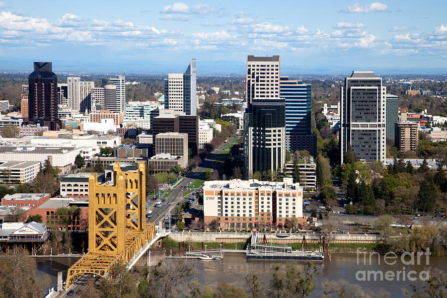 Downtown Sacramento California Photograph by Bill Cobb