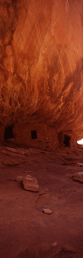 Prehistoric Photograph - Dwelling Structures On A Cliff, House #6 by Panoramic Images