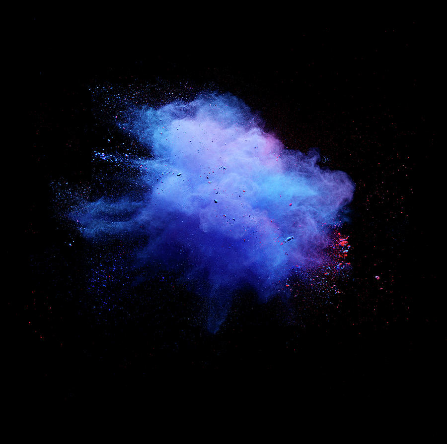 Explosion Of Colored Powder #6 Photograph by Henrik Sorensen
