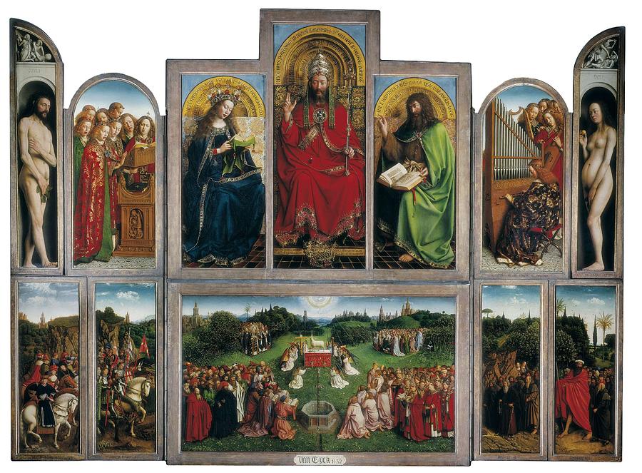 Eyck, Jan Van 1390-1441 Eyck, Hubert #6 Photograph by Everett