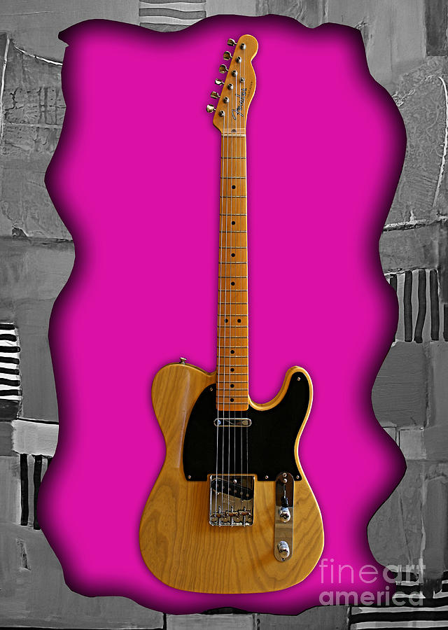 Music Mixed Media - Fender Telecaster Collection #6 by Marvin Blaine