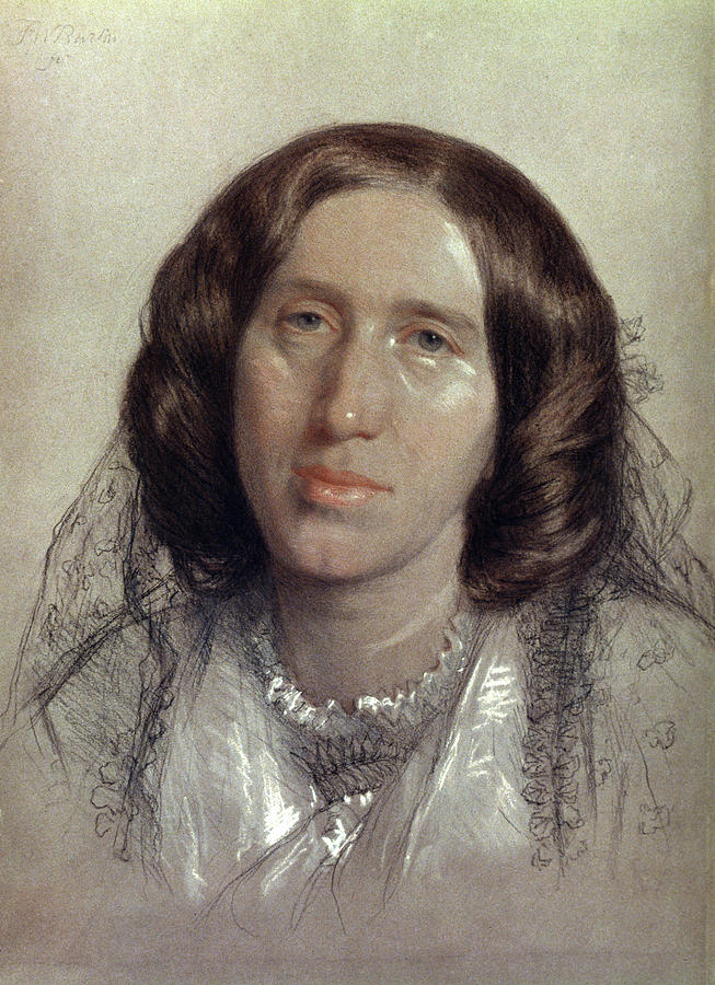 George Eliot (1819-1880) Drawing by Granger - Fine Art America