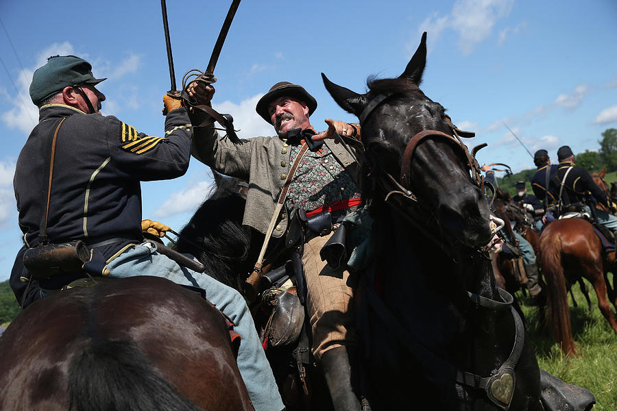 Gettysburg Marks 150th Anniversary Of #6 Photograph by John Moore