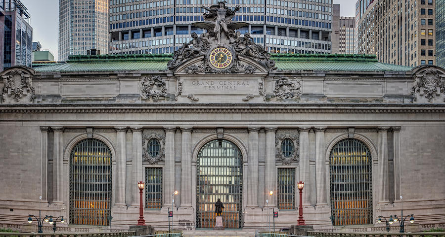 Grand Central Terminal Facade #6 Photograph by Susan Candelario