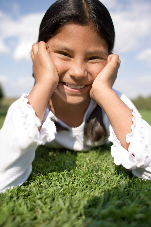 Happy Girl Photograph By Ian Hooton Science Photo Library Fine Art