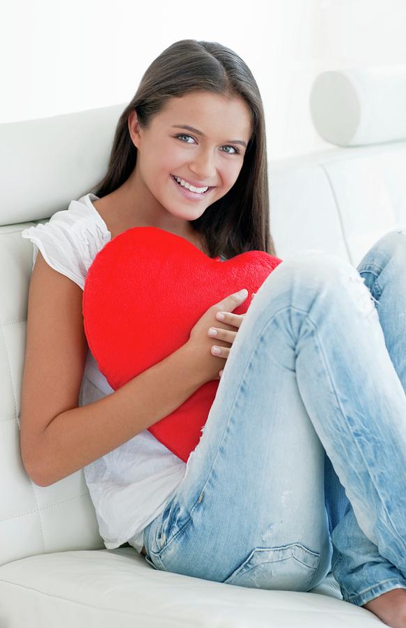 Happy Teenage Girl Photograph By Ian Hootonscience Photo Library 