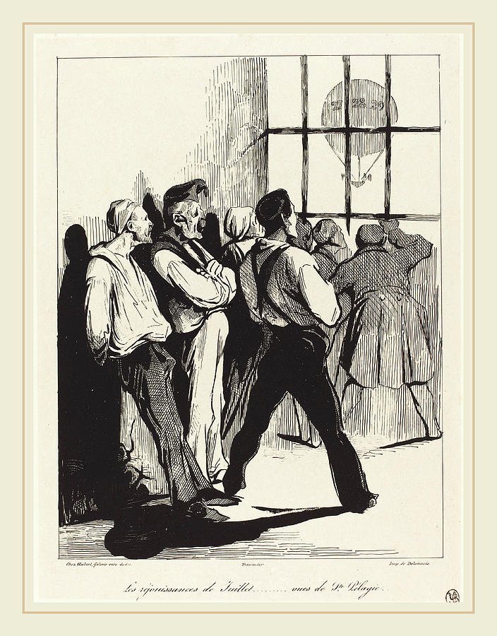 Honoré Daumier French, 1808-1879 Drawing by Litz Collection - Fine Art ...