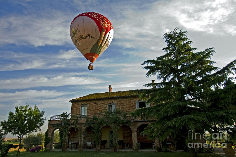 Transportation Photograph - Hot Air Balloon, Italy #6 by Tim Holt