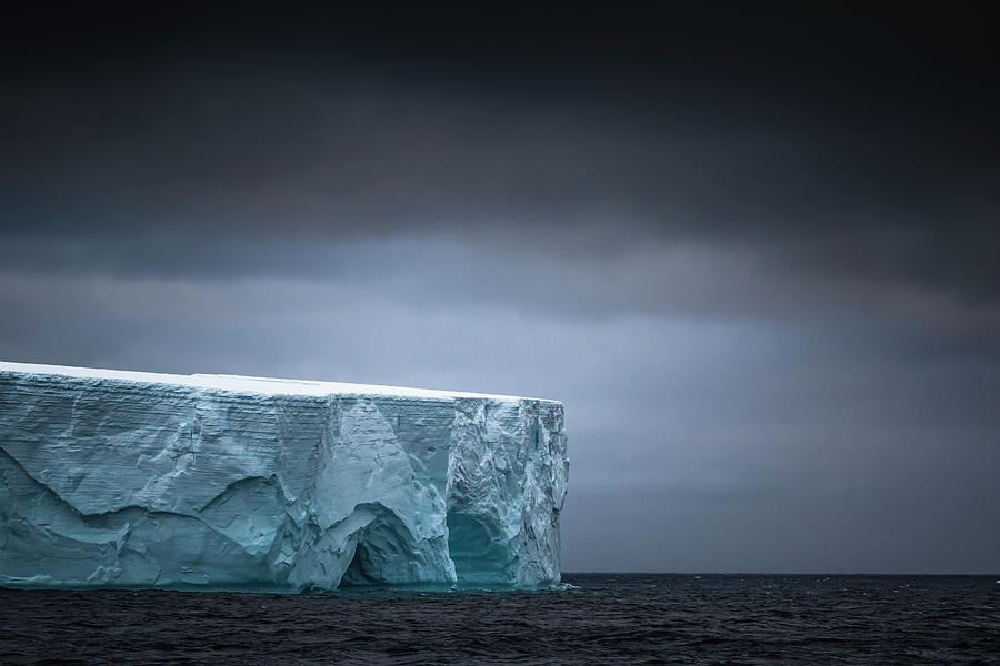 Iceberg In Sea, South Orkney Island Photograph by Andrew Peacock