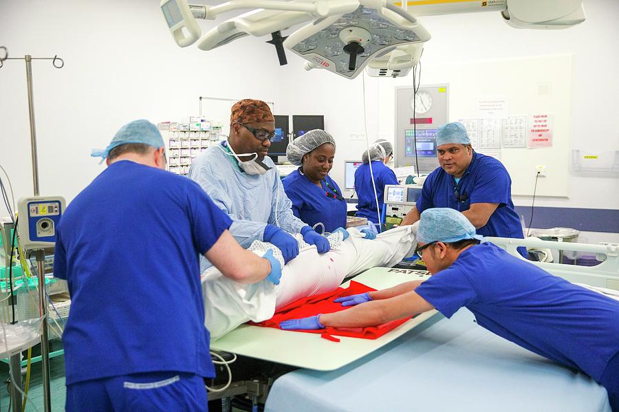 Intestinal Surgery Photograph by Mark Thomas/science Photo Library