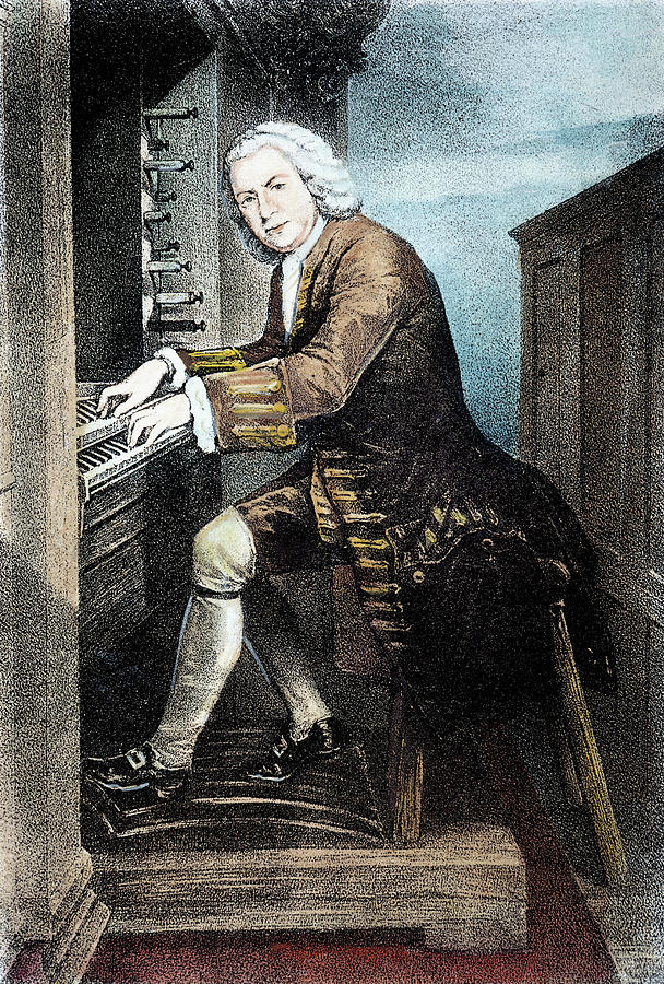 Johann Sebastian Bach #7 Painting by Granger