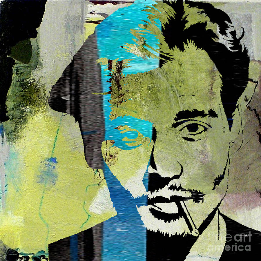Johnny Depp #6 Mixed Media by Marvin Blaine
