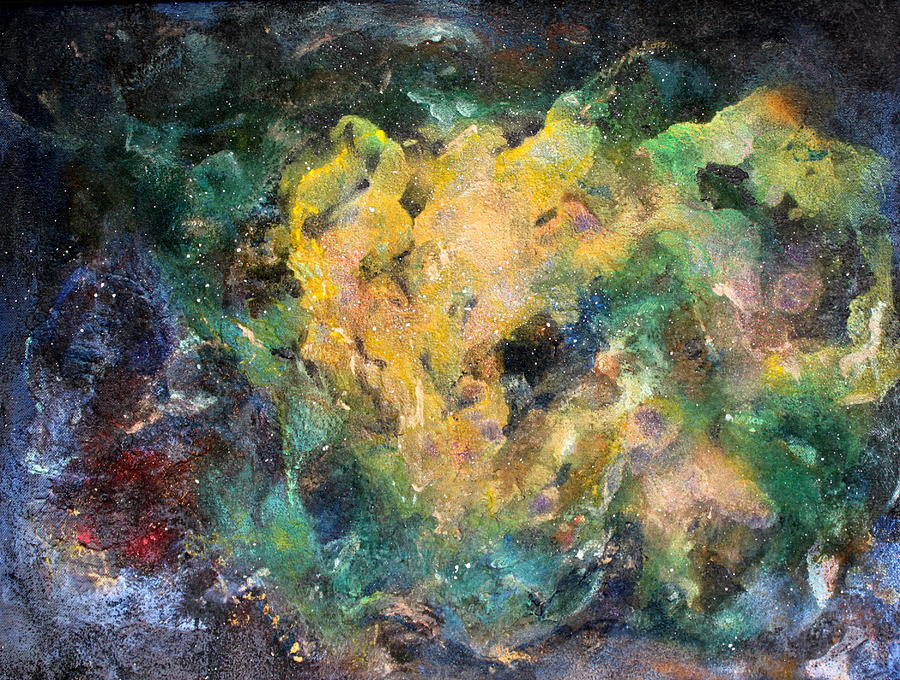 Space Painting - Thrown by Kathleen Fowler