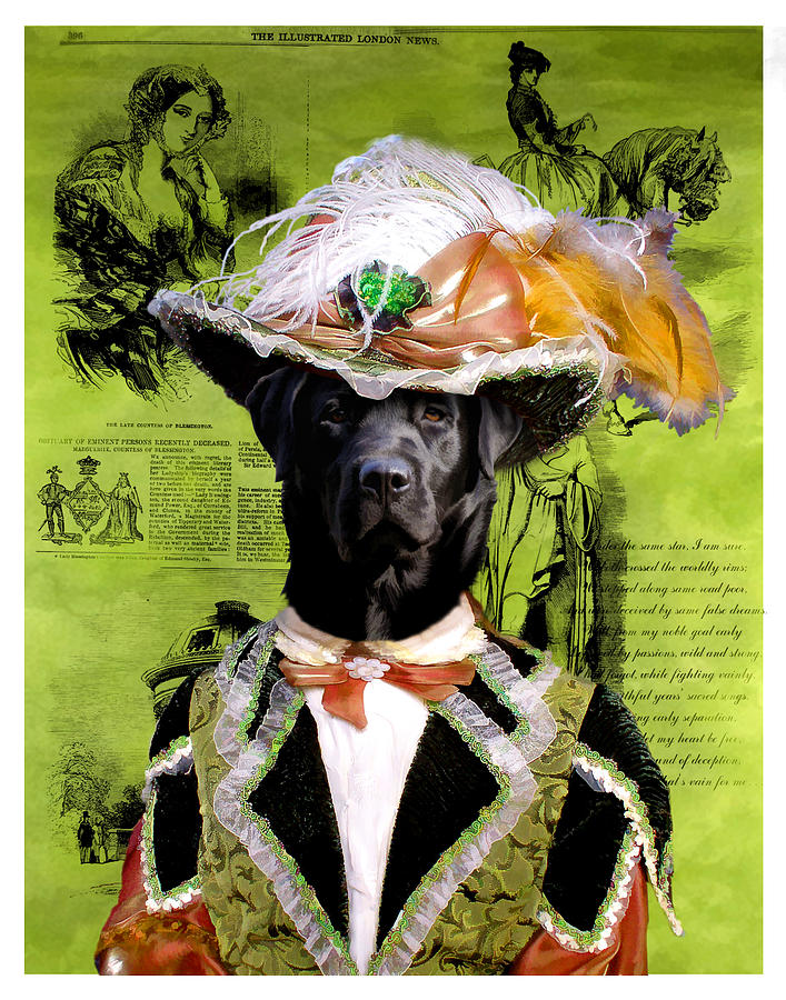 Dog Painting - Labrador Retriever Art Canvas Print #6 by Sandra Sij