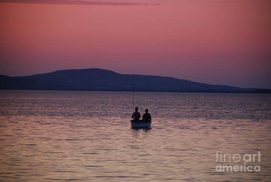 Lake Balaton sunset #6 Photograph by Joe Cashin