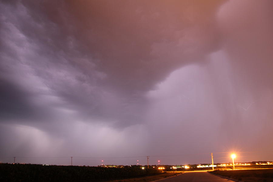 Late Night Early July Thunderstorm #5 Photograph by NebraskaSC