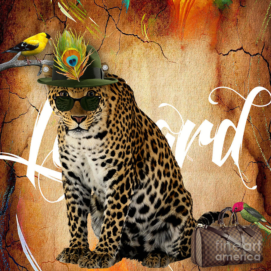 Leopard Mixed Media - Leopard Collection #6 by Marvin Blaine