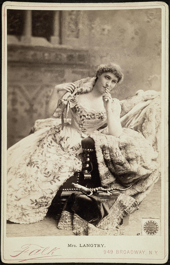 Lily Photograph - Lillie Langtry (1852-1929) #6 by Granger