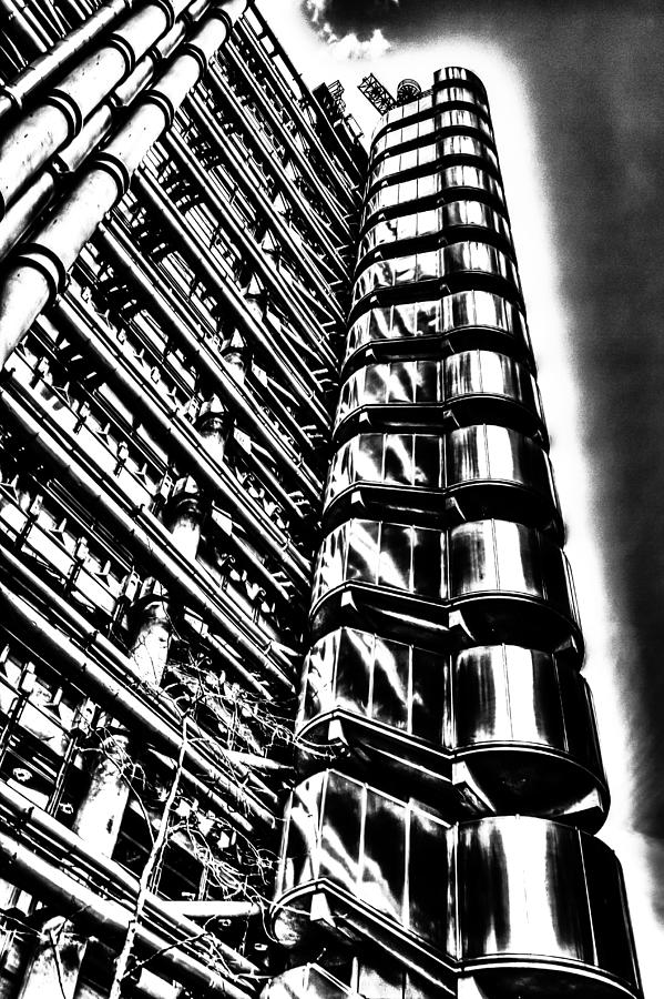 London Photograph - Lloyds of London Building #6 by David Pyatt