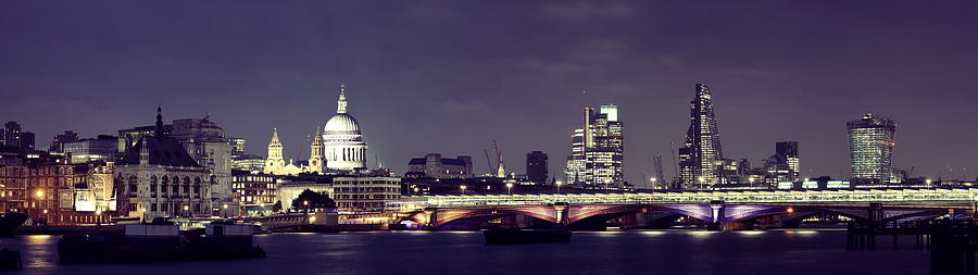 London night #6 Photograph by Songquan Deng