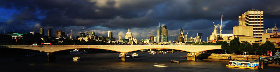 London  Skyline Waterloo  Bridge Photograph