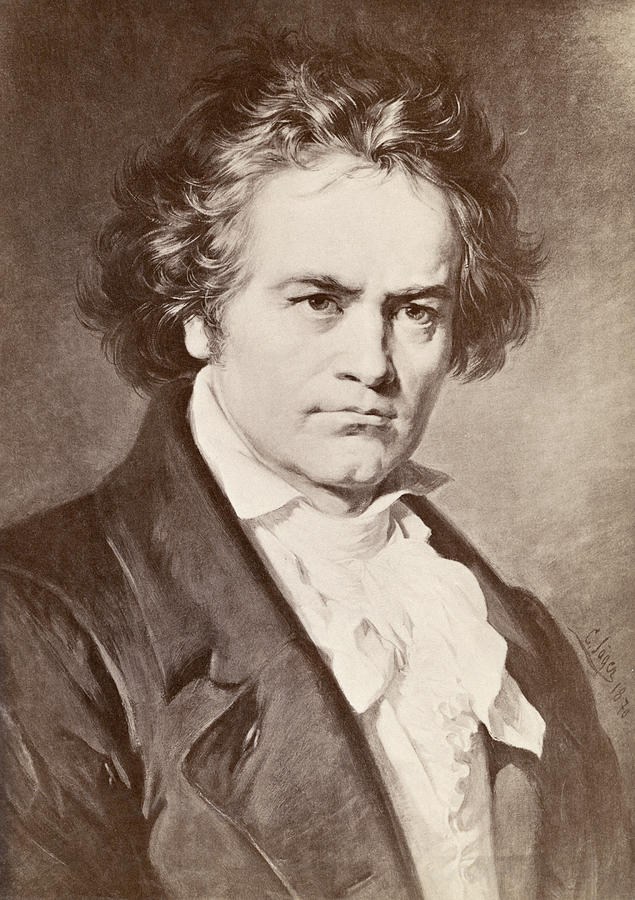 Ludwig Van Beethoven #12 Painting by Granger