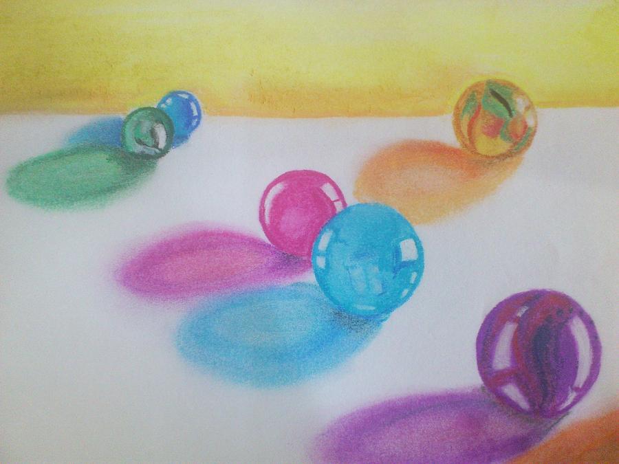 6 Marbles Painting by Dr Neha Nimbark - Fine Art America