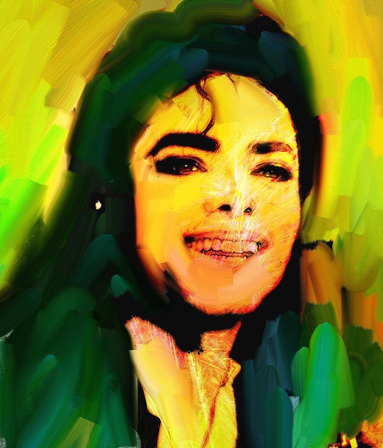 Michael Jackson #6 Painting by Bogdan Floridana Oana