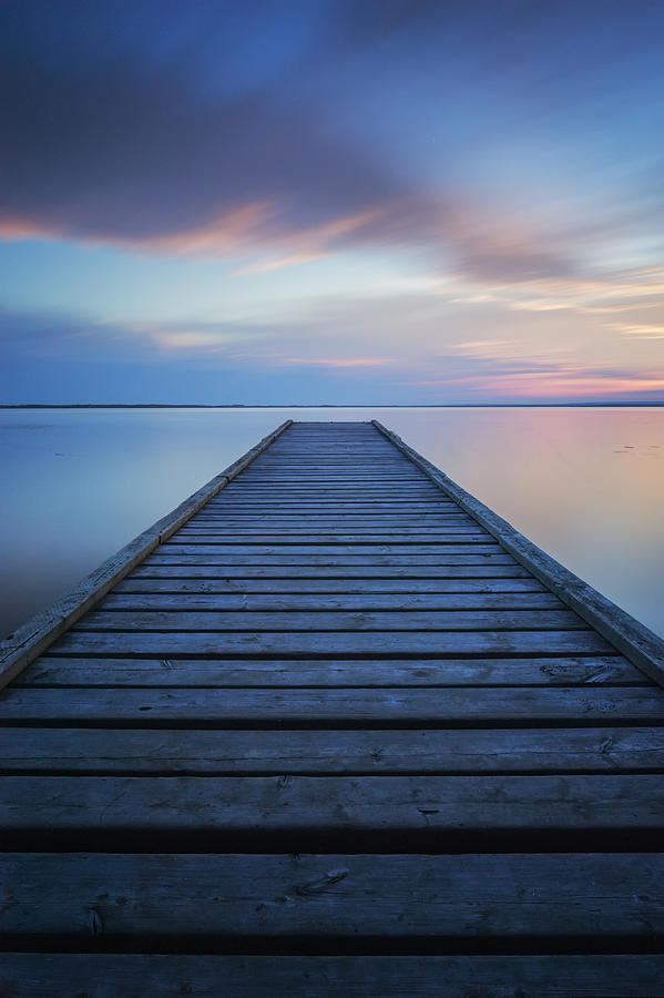 6 Minute Exposure Of An Old Dock, Queen Photograph by Robert Postma ...