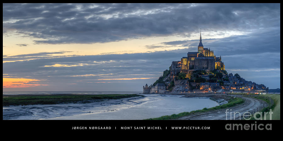Mont Saint Michel #6 Photograph by Jorgen Norgaard