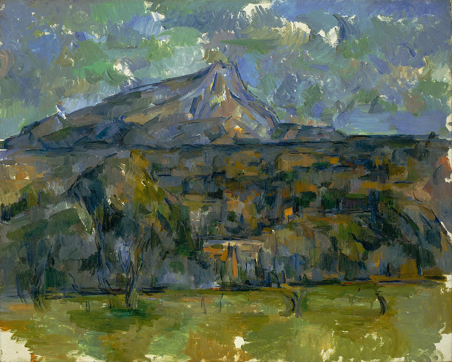 Mont Sainte-Victoire #7 Painting by Paul Cezanne