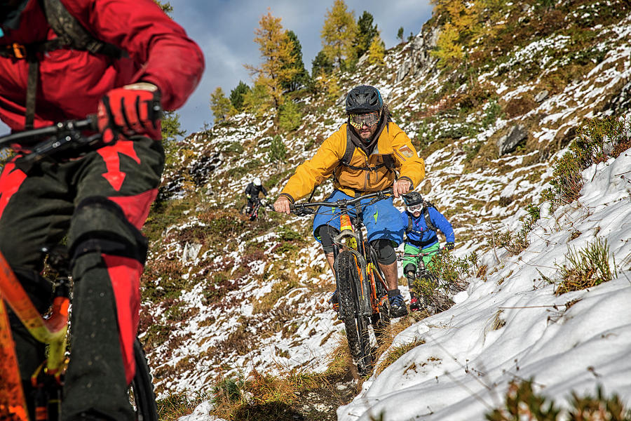 snow mountain bike