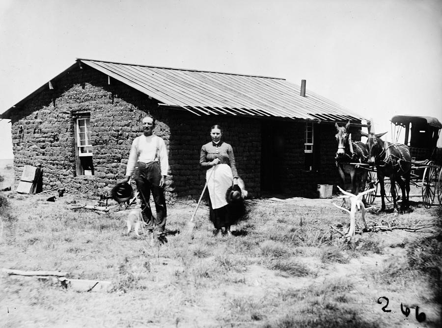 Nebraska Settlers, 1886 Photograph By Granger - Fine Art America