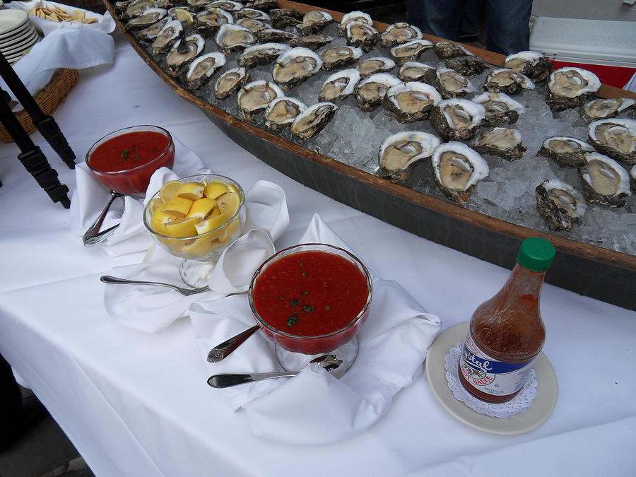 New Orleans French Quarter Cajun Food Seafood by Art504 Photograph by