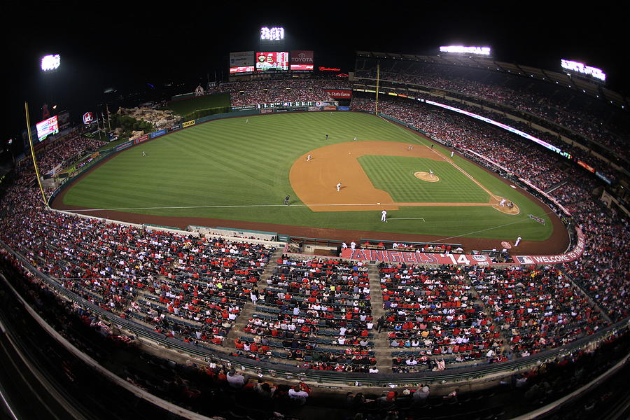 Oakland Athletics V. Los Angeles Angels Photograph by Paul Spinelli Oakland Athletics V. Los Angeles Angels Photograph by Paul Spinelli