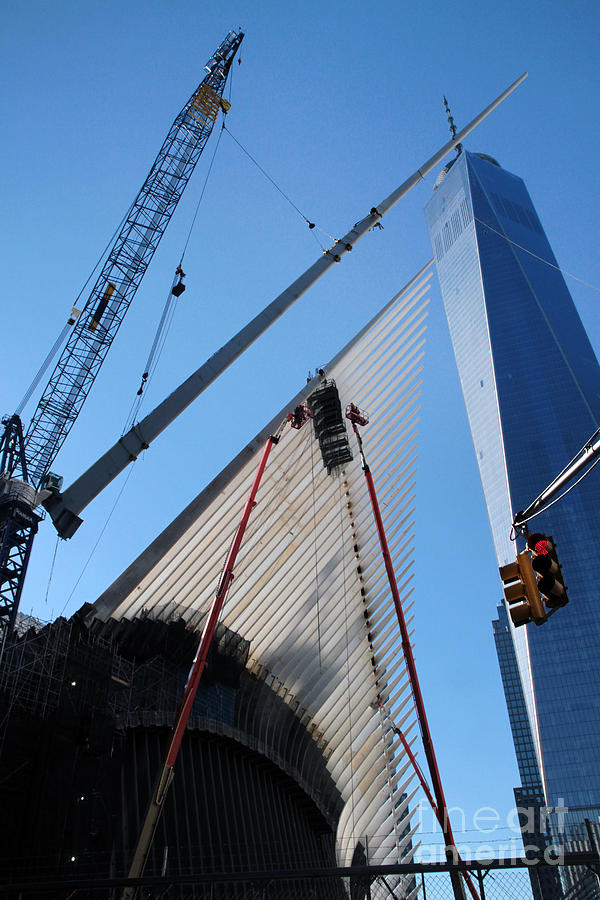 New York City Photograph - Oculus WTC Construction #6 by Steven Spak