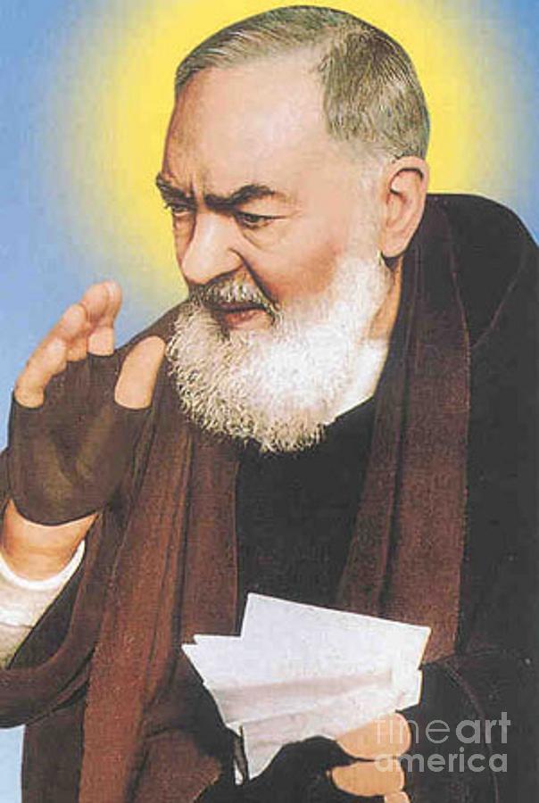 St Padre Pio Phone Wallpaper Pray Hope and Dont Worry  Etsy Singapore