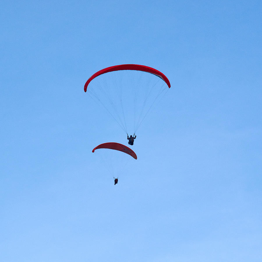 Paragliders #6 Photograph by Jouko Lehto