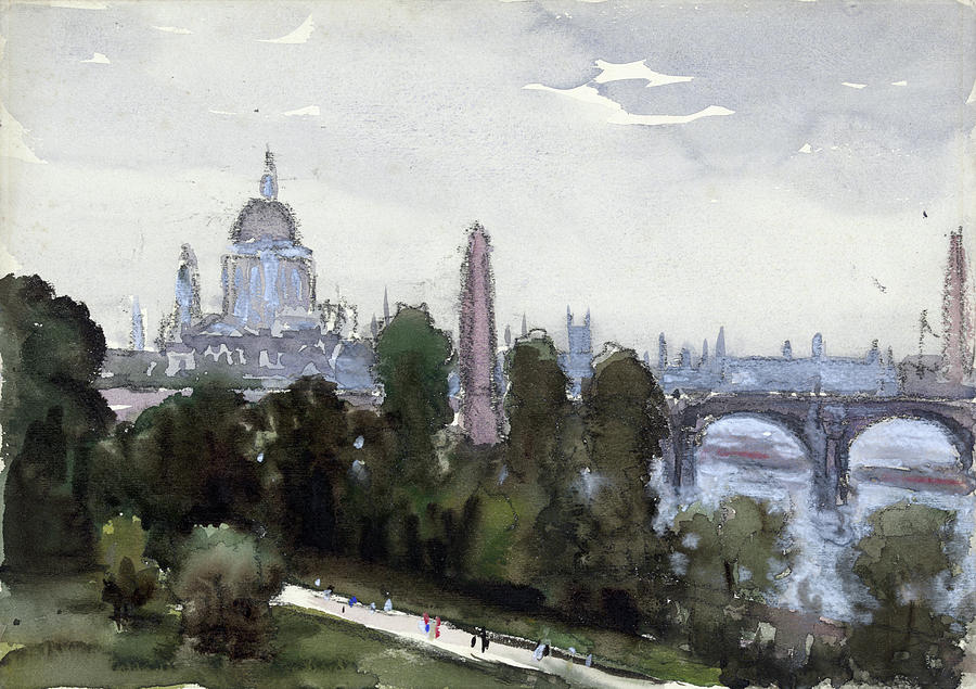 Pennell London, C1905 #6 Drawing by Granger Pennell London, C1905 #6 Drawing by Granger