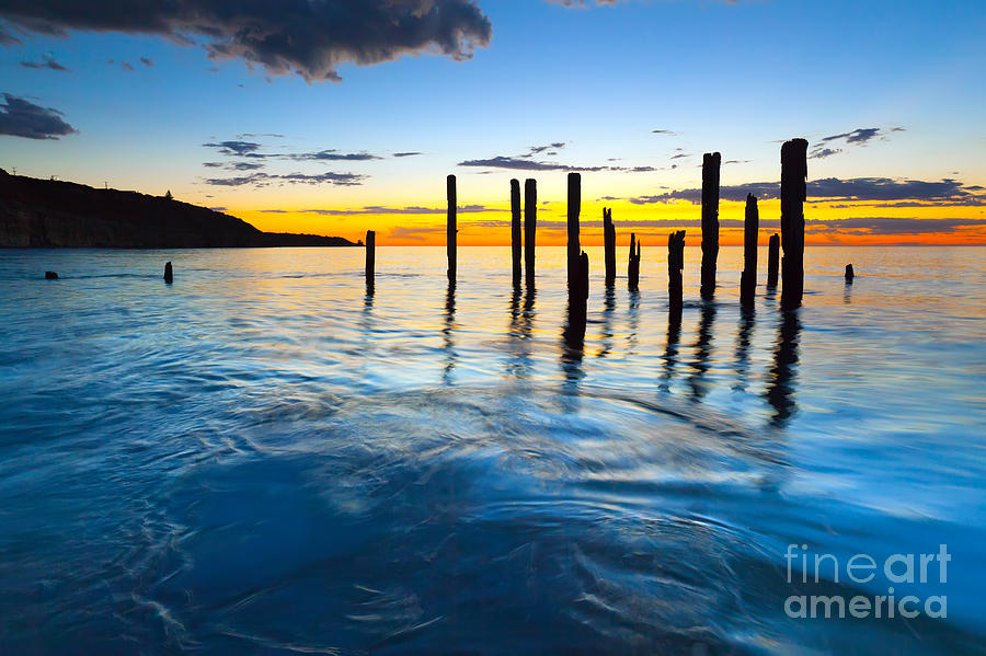 Port Willunga Sunset #7 Photograph by Bill  Robinson