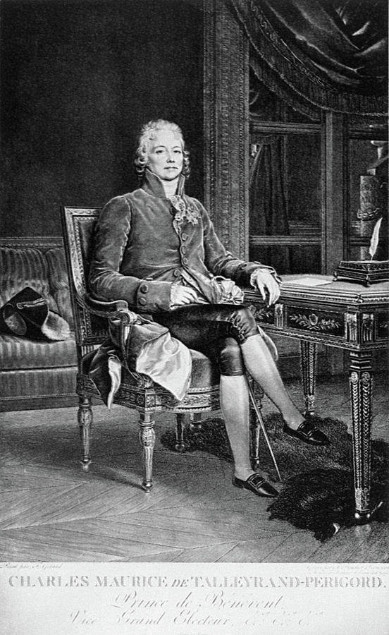 Prince Talleyrand (1754-1838) #6 Painting by Granger