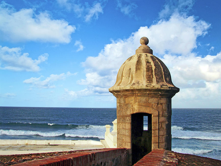 Architecture Photograph - Puerto Rico, San Juan, Fort San Felipe #6 by Miva Stock