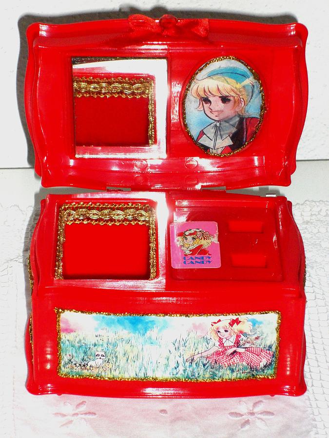 Vintage Mixed Media - Restored Candy Candy musical box vintage 70 #6 by Donatella Muggianu