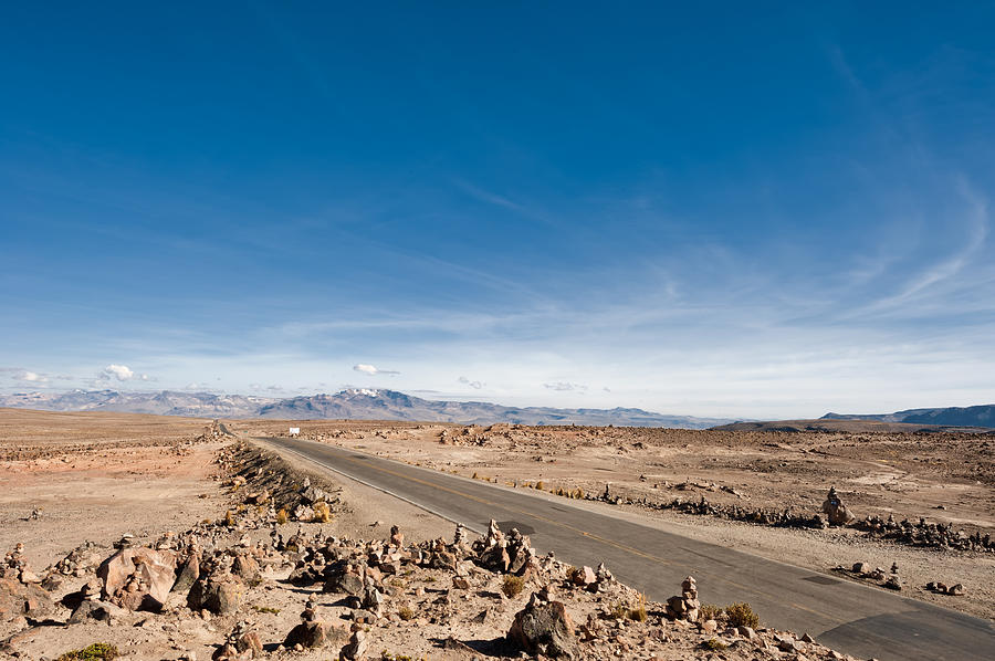 Road from Arequipa to Chivay #6 Photograph by U Schade