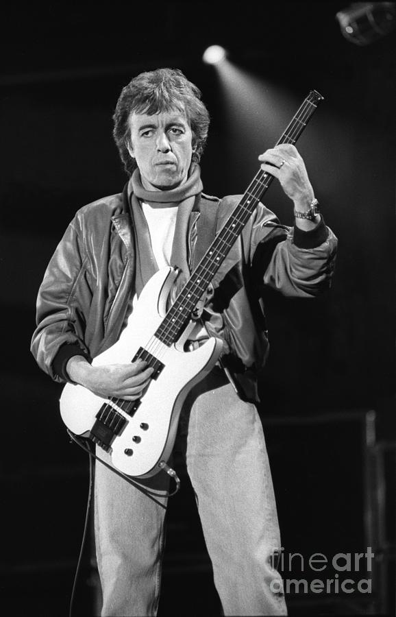 The Rolling Stones Photograph - Bill Wyman - The Rolling Stones  #5 by Concert Photos
