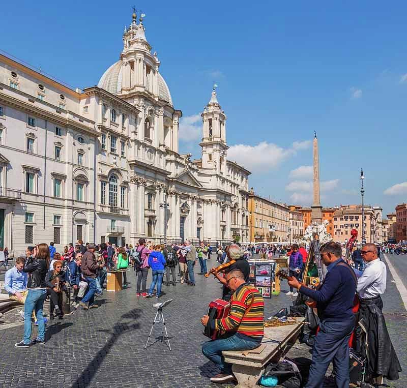 Rome, Italy. Piazza Navona Photograph by Ken Welsh - Fine Art America